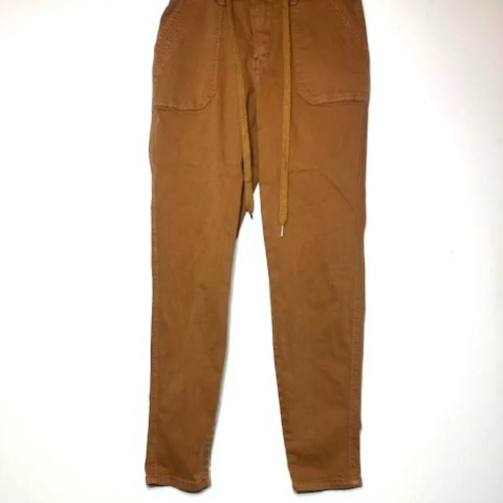 Judy Blue High Waist Garment Dyed Carmel  Jogger Denim Jeans 88857‎ Sz 5/27